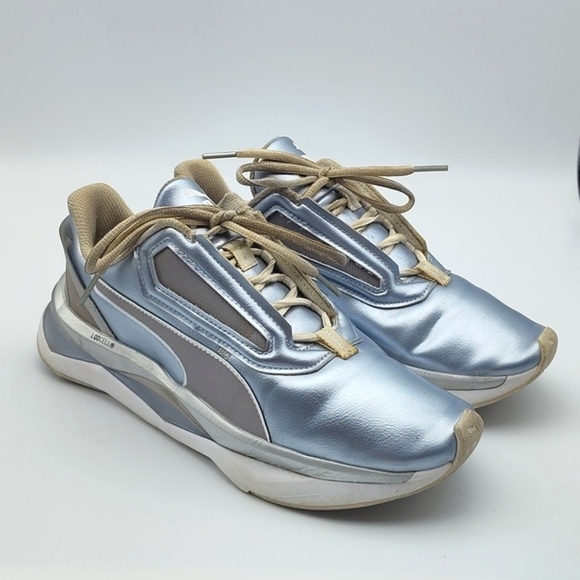 Puma Shoes - Puma Sneakers in Metallic Blue 💙 Size Woman's 9